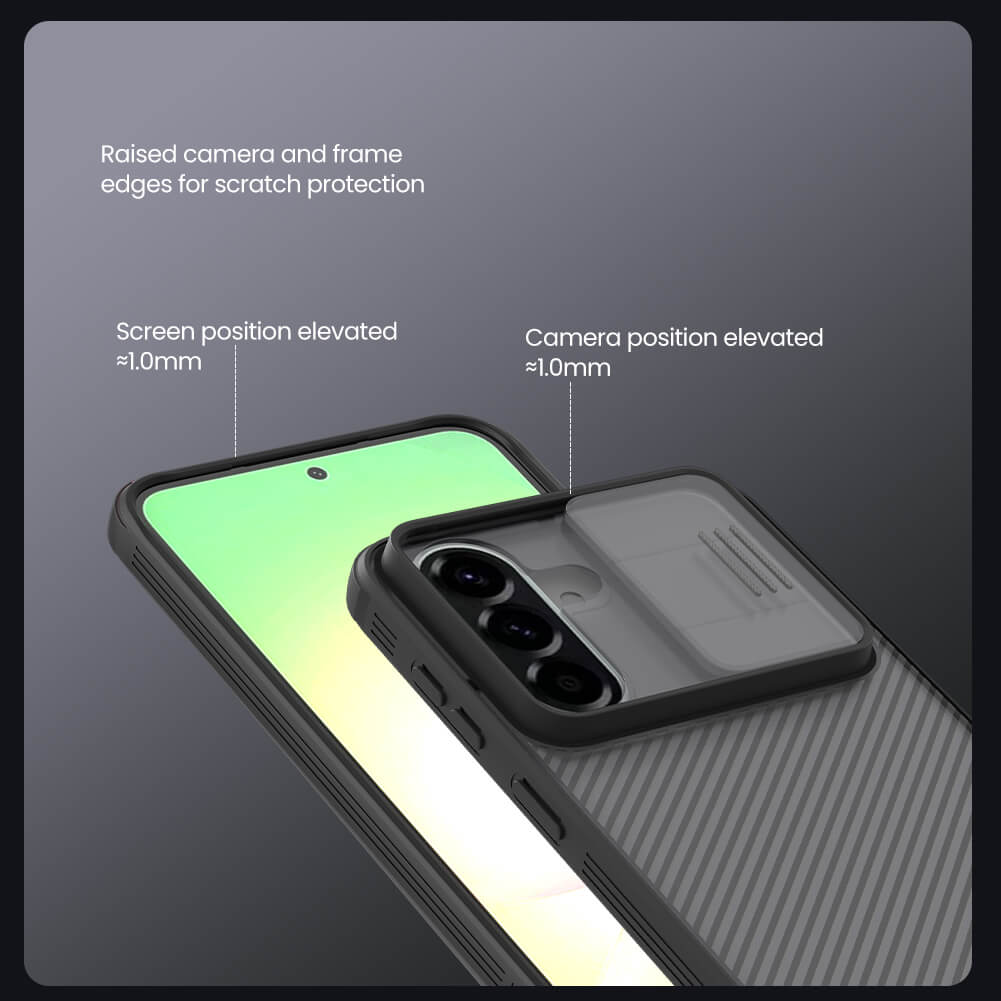 Чехол-крышка NILLKIN для Samsung Galaxy A57 (серия CamShield Pro Clear version)